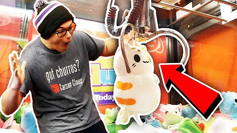 Is this the luckiest claw machine win ever?