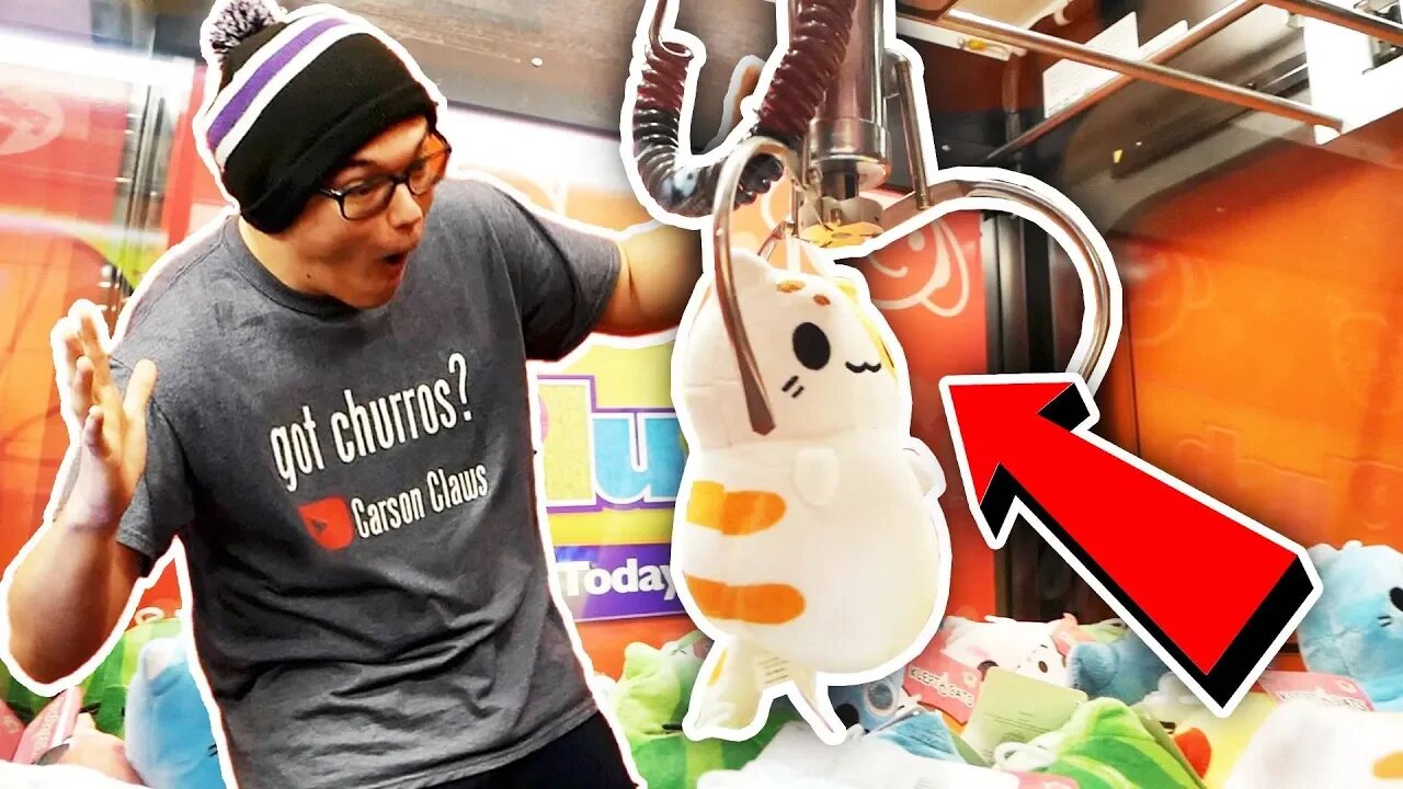 Is this the luckiest claw machine win ever?