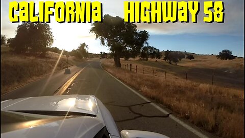 California Highway 58 - Driving Like An Eagle Towards The Sea