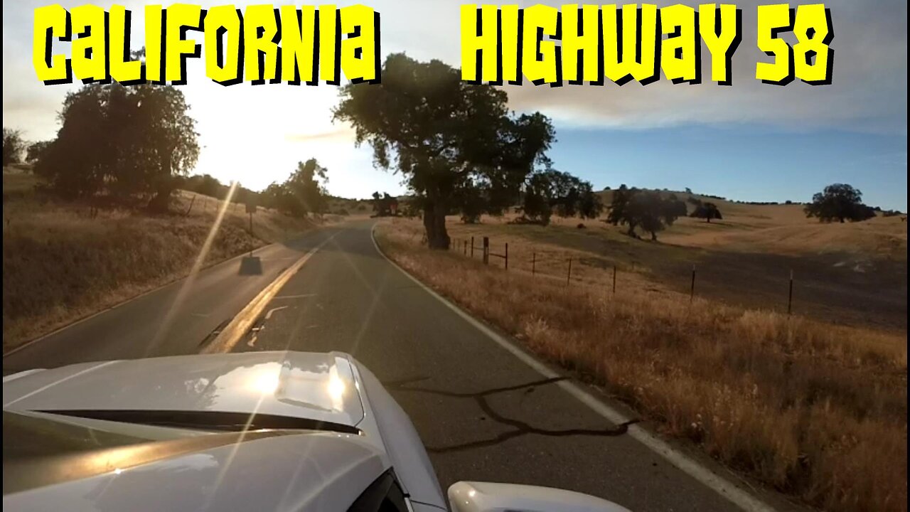 California Highway 58 - Driving Like An Eagle Towards The Sea