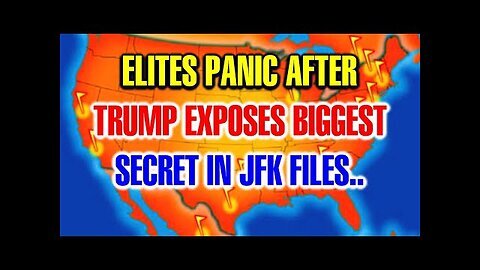 elites panic after trump exposes biggest secret in jfk files ...This Is Insane!