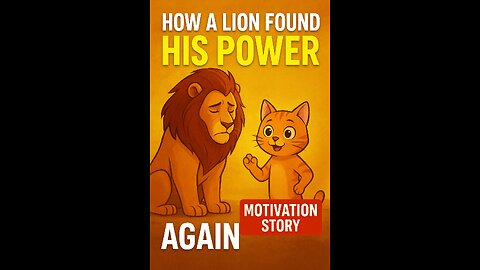 How a Lion Found His Power Again 🦁 | Motivation Story with a Twist