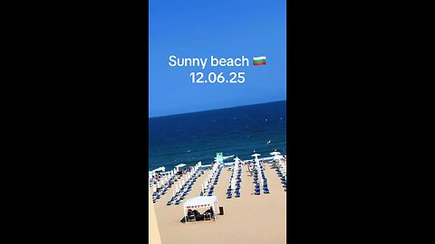 Sunny beach Bulgaria popular holiday destination in the Europe
