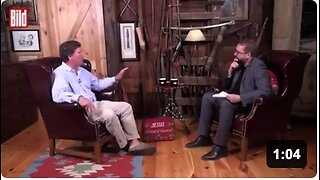 Tucker Carlson: "I'm not mad at Putin." German MSM journalist: "I am."