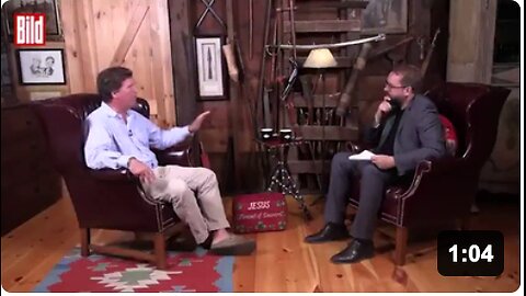 Tucker Carlson: "I'm not mad at Putin." German MSM journalist: "I am."