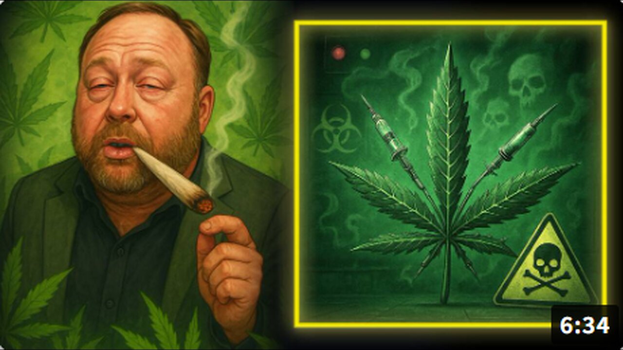HILARIOUS MUST-WATCH RANT: Alex Jones Tells His Marijuana Stories & Exposes The Psychological Dangers Of Weaponized Weed