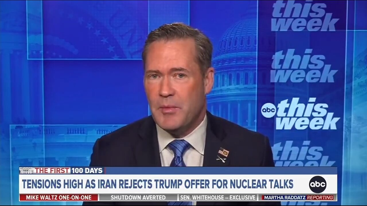 NSA Waltz: We Cannot Have A World With Iran's Finger On Nukes