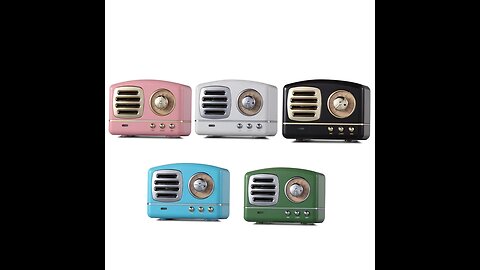 Best-looking Retro Bluetooth_TF_AUX_USB Speaker