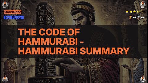 The Code of Hammurabi - Hammurabi Summary
