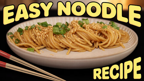 DELICIOUS Garlic Hoisin Noodles Recipe?