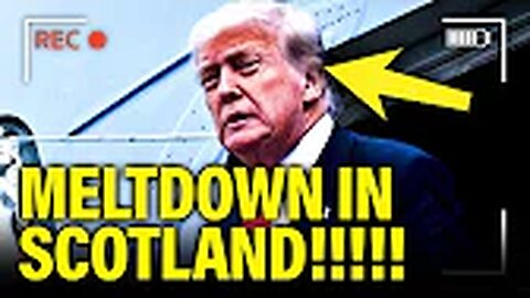 Trump has DISASTER Landing in Scotland…BLOWS UP in Presser