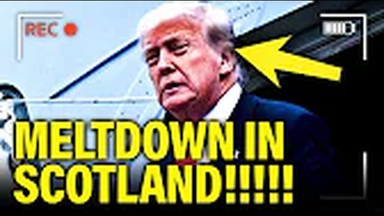 Trump has DISASTER Landing in Scotland…BLOWS UP in Presser