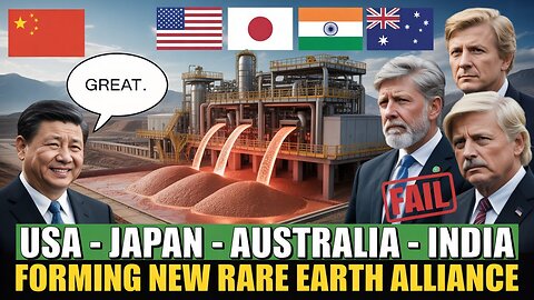 U.S. Forms Rare Earth Alliance with Three Nations to Break Free from China | But It's Doomed to Fail