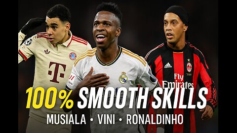 100% Smooth Football Skills – Yamal, Musiala, Mbappé & Ronaldinho | 30s of Pure Flow