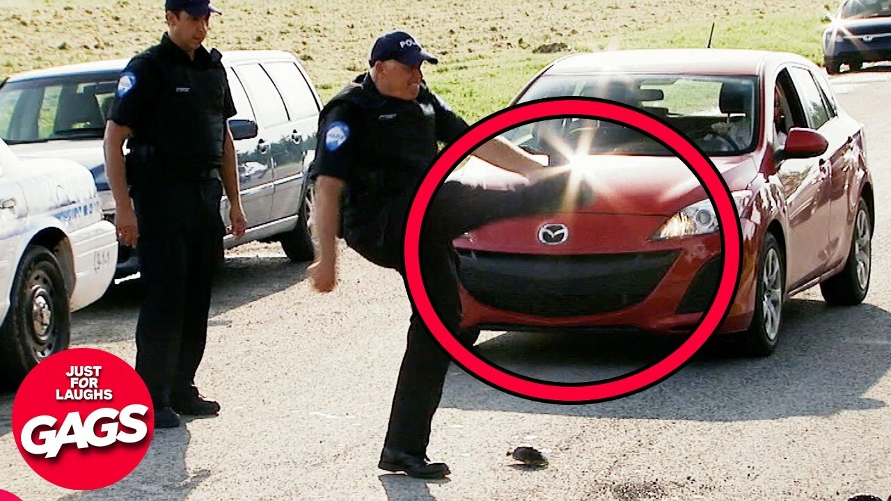 Evil Cop Gets Caught Just For Laughs Gags