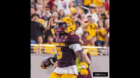 Raleek Brown Arizona State Sun Devil Football art