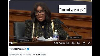 Jasmine Crockett says she does not feel safe as a black women in usa, statistically she is safe