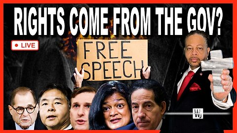 DEMS SAY RIGHTS COME FROM THE GOV, NOT GOD!