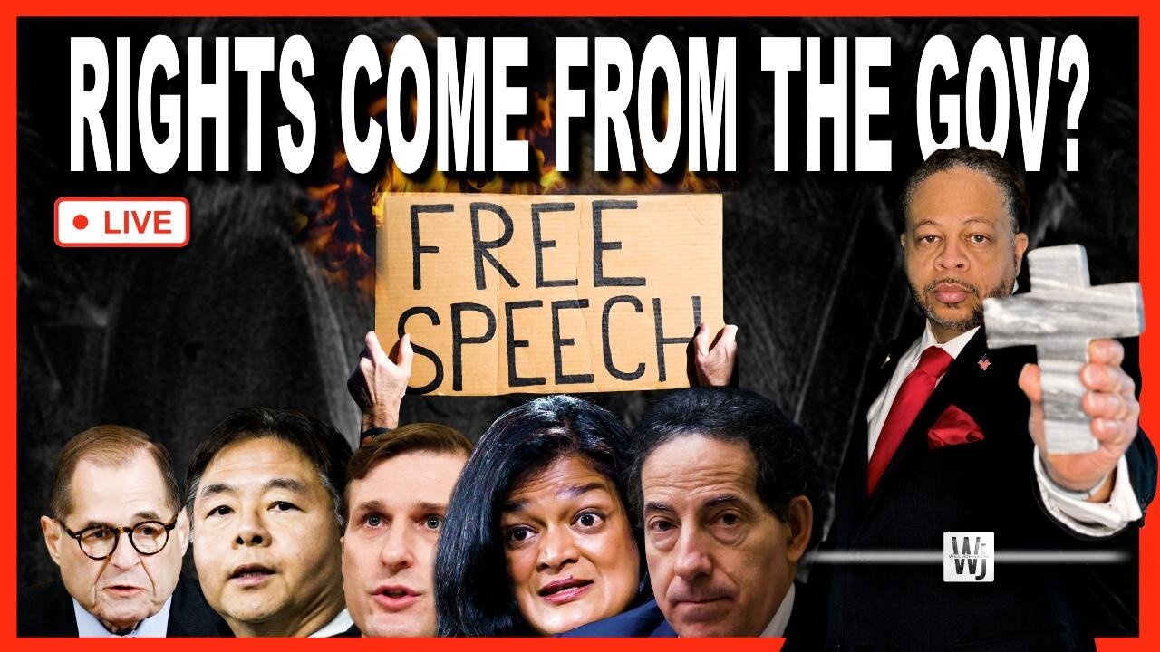 DEMS SAY RIGHTS COME FROM THE GOV, NOT GOD!