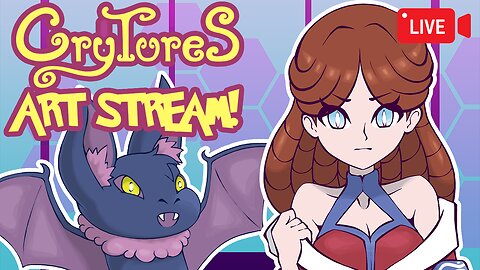 Vtuber Draws Fake Pokemon Then Gaming! | Crytures TTRPG