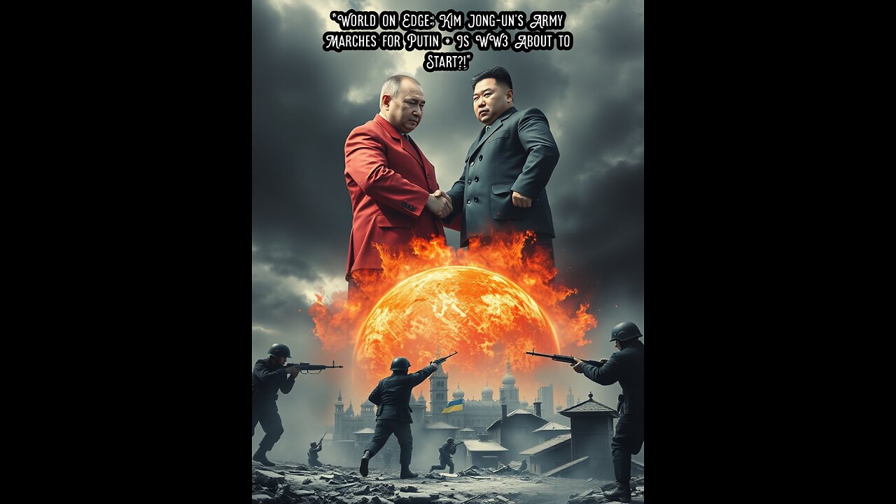 World on Edge: Kim Jong-un's Army Marches for Putin - Is WW3 About to Start?!"