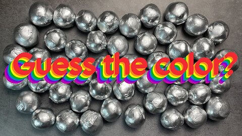 ASMR Clay Cracking - Guess The Color Game (No Talking)