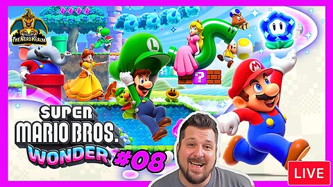 Super Mario Bros. Wonder #08 W6 Deep Magma Bog | 1st Time Playing | Nerd Realm 100% Playthrough