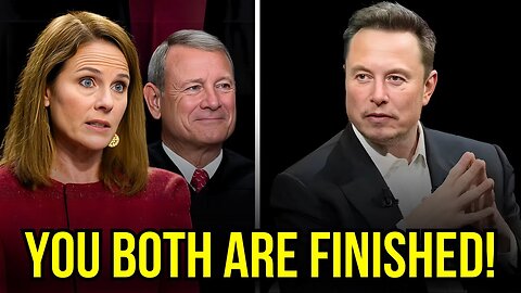 Amy Coney Barrett & John Roberts Tried To Humiliate Elon Musk, Then Discovered His Legal Brilliance!