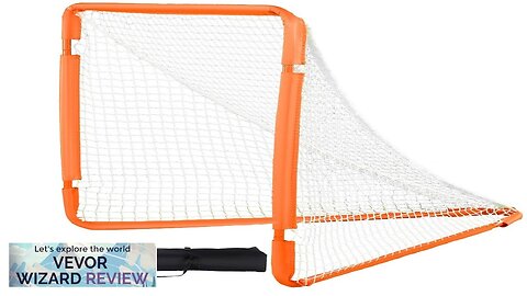 VEVOR Lacrosse Goal 4' x 4' Small Kids Lacrosse Net Folding Portable Review