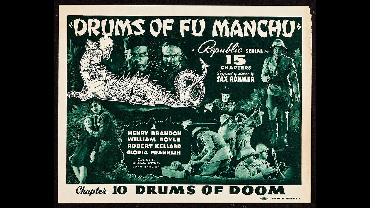 The Drums Of Fu Manchu Part 2 presented by the JWK