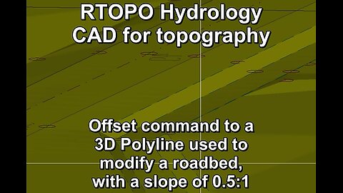 3D Offset command in RTOPO Hydrology software