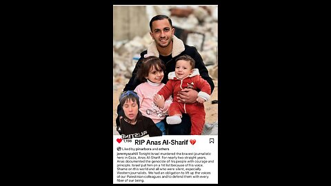 Israel Assassinates ANOTHER Journalist in Gaza