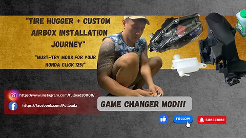 “Tire Hugger + custom airbox Installation journey"