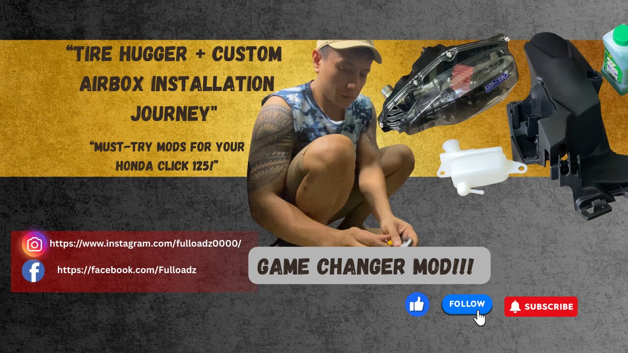 “Tire Hugger + custom airbox Installation journey"