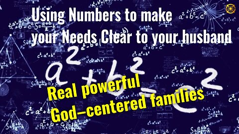 Using Numbers to Communicate your Needs to your husband