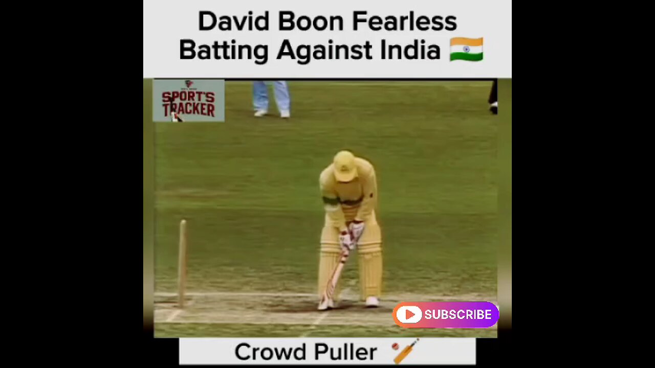 The Case of Devid Boon: Batting Fairness vs India