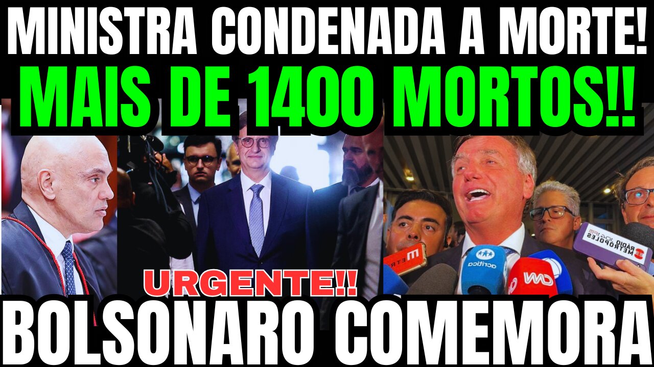 BOMBA! PGR MANDA SOLTAR JAIR MESSIAS BOLSONARO ÀS PRESSAS!? TRAIÇÃO EM BRASÍLIA!! MINISTRA CONDENADA