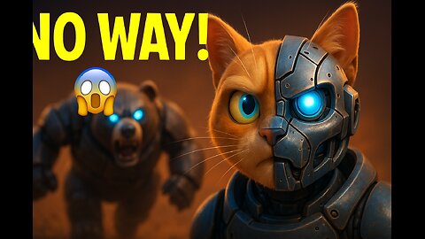 “Kitten vs ROBO BEAR… You Won’t Believe What His Dad Did! 😱🤖🐱”