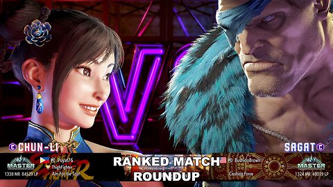 Kuya Kalbo SF6 Ranked Match Roundup. Chun Li Master Rank [Hori Fight Stick]