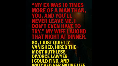 Was Calculated DISMANTLING the Only Way to Find Peace? My EX-Wife's Undoing #selfrespect