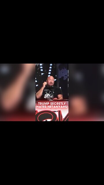 Alex Jones: Trump Secretly Hates Netanyahu - 7/9/25