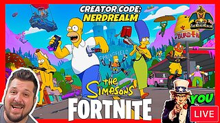 Fortnite The Simpsons w/ YOU! Creator Code: NERDREALM