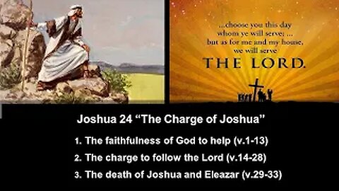 Joshua 24 “The Charge of Joshua” - Calvary Chapel Fergus Falls