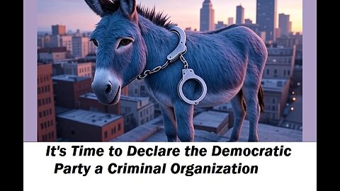 It's Time to Declare the Democrat Party a Criminal Organization