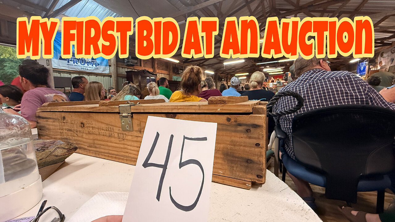 *Such a fun experience going to an auction