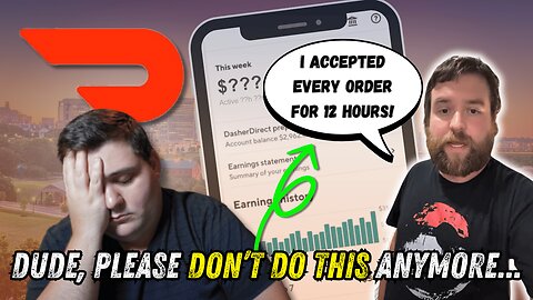 DoorDash Driver Takes EVERY Order For 12 Hours And The Results Are SHOCKING!