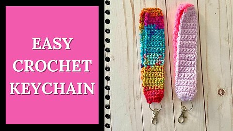 Super Easy Beginner Crochet Keychain