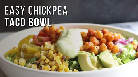 Delicious Chickpea Taco Bowl Recipe