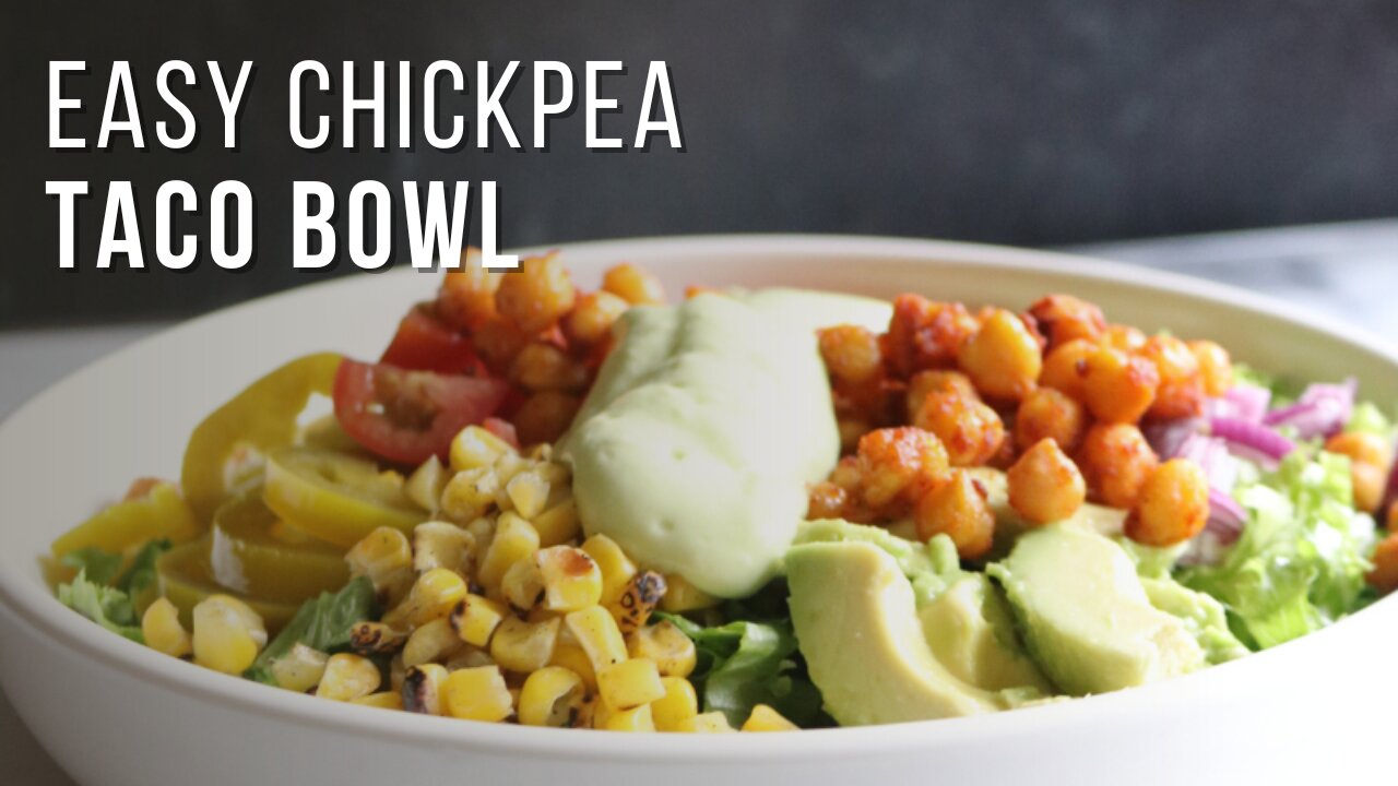 Delicious Chickpea Taco Bowl Recipe