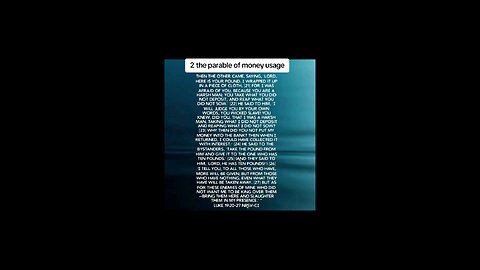 the parable of money usage #slave #biblebuild #bibleverse #bibleverseoftheday #bible